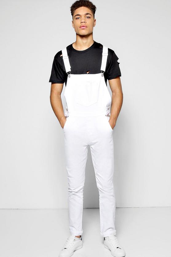 Slim Fit Denim Dungarees